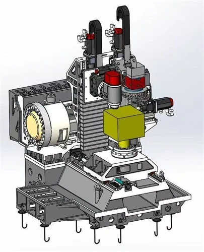 Mill‑Turn Machine Frame | Combined Turning & 5‑Axis Milling